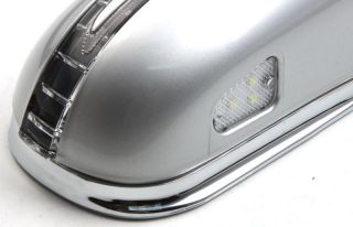 Spiegelkappen + LED Klarglasblinker Mercedes W220 02 05