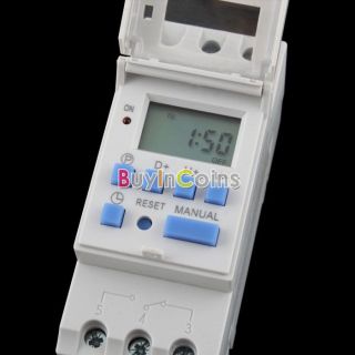 THC 15A Digital LCD Weekly Programmable Timer AC 220V Time Relay
