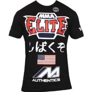 MMA Elite Rampage UFC 144 Walkout T Shirt   Schwarz: 