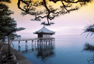 Fototapete Zen Kloster ASIA Japan Asien Meer See NEU 