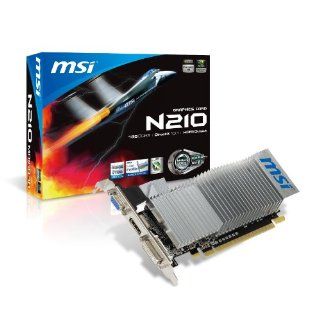 MSI NVIDIA GeForce 210 Grafikadapter (PCI e, 1GB GDDR3 Speicher, Dual