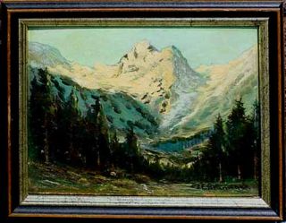 Top Gemälde Brandner A.E. Alpenlandschaft, Moderne Kunst xxxxxxxxx