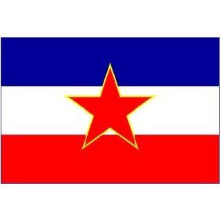 Fahne / Flagge Jugoslawien Stern 90 x 150 cm Flaggen