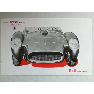 Prospekt / brochure   Ferrari 250 testa rossa   Merritt 151   Reprint