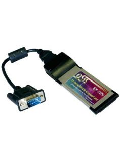 EXSYS Serielle 16C950 RS 232 ExpressCard Adapter, 1 Port
