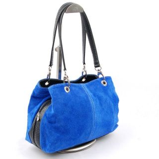 Made in Italy Wildleder Handtasche Damentasche Tasche LTA049 viele