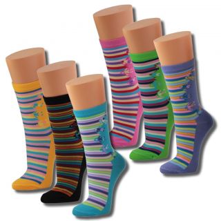 Paar Topmodische Socken für Damen, Teenager & Kinder in 6 Farben