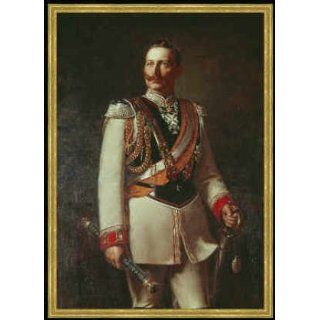 Bild mit Rahmen Ludwig Noster, Kaiser Wilhelm II. in der