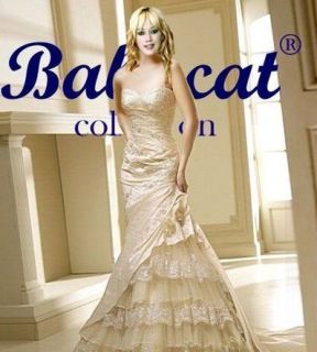 B239 Brautkleid Hochzeitskleid Ballkleid Abendkleid Champagner Farbe
