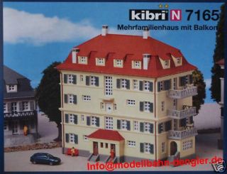 Kibri N 7165 Mehrfamilienhaus mit Balkon NEU & OvP