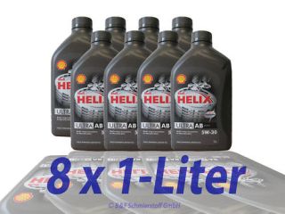 Shell Helix Ultra AB 5W30,8x1 Liter Motorenöl MB 229.5