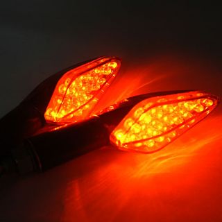 NEU 2x 18 LED Universal Motorrad Blinker Seitenblinker Lampe Licht