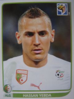 Panini WM 2010 # Algeria Hassan Yebda # 228