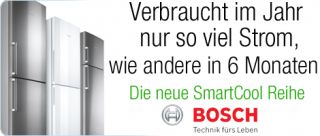 Bosch Kühlgefrierkombinationen mit Energieeffizienzklasse A++ und A