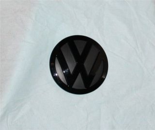 VW T5 Emblem Hinten Original Schwarz lackiert