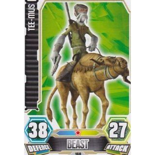 Force Attax serie 3 No. 160 TEE MUS   CREATURE Individual Trading Card