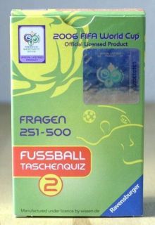 Fussball Taschenquiz 2 : Fragen 251 500   Ravensburger