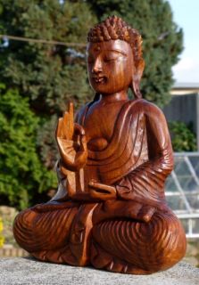 Schöner BUDDHA Meditation Mönch HOLZ BUDDA Feng Shui 257