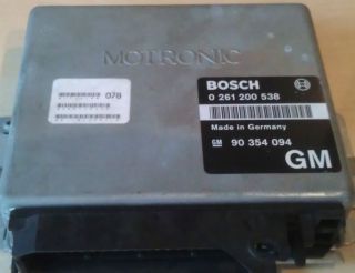 OPEL Motorsteuergeraet Steuergeraet Bosch 0 261 200 538 GM 90 354 094