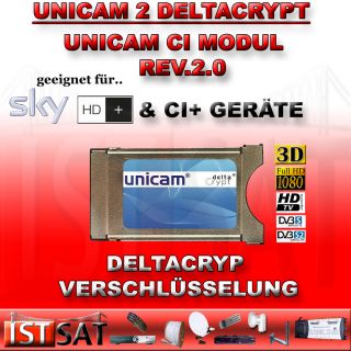 Unicam Deltacrypt Rev. 2.0 für Digital SAT TV CI Modul CAM HDTV