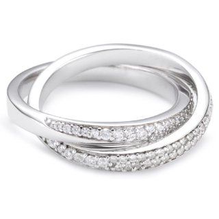 Esprit Damen Ring love tangent double 925 Sterling Silber Gr.54