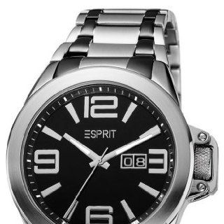 Esprit Herren Armbanduhr XL Proxima Sigma Black Analog Quarz Edelstahl
