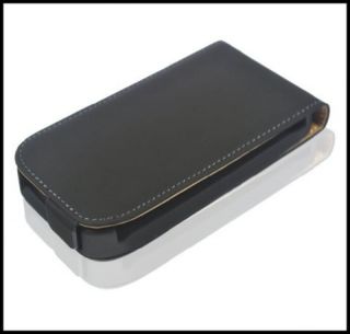Flip Style Handy Tasche Leder Schwarz Für Nokia Lumia 610 Etui Case