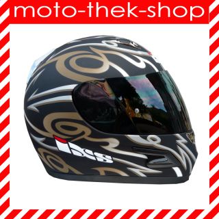 IXS Motorrad Roller Helm reduziert schwarz dekor 2XL