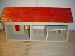 Bauernhof Spielzeug Erzgebirge DDR Modell Holzspielzeug
