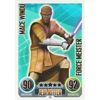 Star Wars Force Attax Einzelkarte 175 Mace Windu Jedi Ritter Force