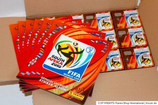 Panini WC WM 2010 South Africa – 12 x BOX DISPLAY + 6 x Leeralbum