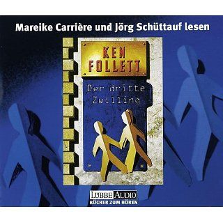 Der dritte Zwilling. 4 CDs Ken Follett, Mareike Carriere