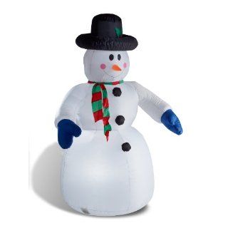 Aufblasbarer Schneemann 180 cm beleuchtet Weihnachtsdekoration Figur