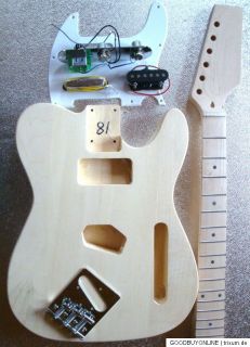 Gitarre Bausatz Telecaster Style E Gitarre Komplet Bausatz