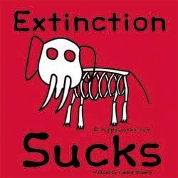 Environmental Extinction Sucks Elephant Sticker New