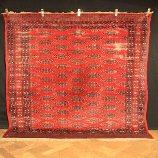 Antik Handgeknuepfter Orient Palast Teppich Buchara Tappeto Carpet Rug