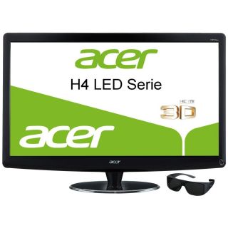Acer H HR274Hbmii 68 6 cm 27 Zoll Breitbild LED LCD 3D Monitor Schwarz