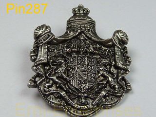 PIN Militaria Königreich Sachsen Wappen aus Metall groß #287