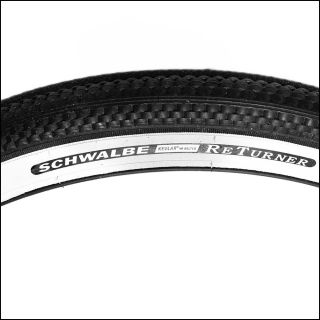 Schwalbe Returner Fahrrad Reifen 26x2.1 weiß retro H63