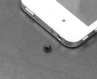 1x Mini iPhone 5 Schwarz Staub Schutz Kappen Stöpsel Kappen IPHONE 5