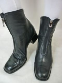SALMASO~Luxus Leder Stiefelette Stiefel Boho Ankle Boots Voll Leder 42