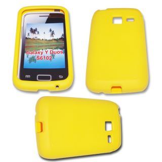Silikon Case Handy Tasche f. Samsung GT S6102 Galaxy Y Duos / Hülle