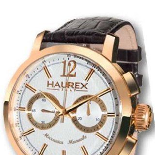 Haurex Italy Herrenuhr Maestro Silver Dial Watch #CR330USH