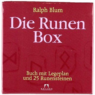 Die Runen Box Buch mit Legeplan und 25 Runensteinen Buch mit 25