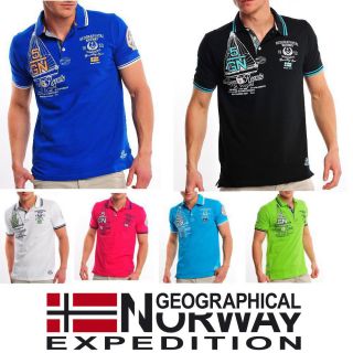 GEOGRAPHICAL NORWAY MEN Polo Shirt KUTTY S XXL NEU