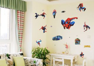 Spider Man Spiderman Wandtattoo Kinderzimmer Wandaufkleber Wandsticker