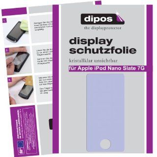 2x Dipos Crystalclear Displayschutzfolie für Apple iPod Nano Slate
