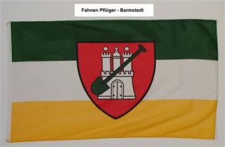 Fahne HAMBURG WAPPEN GARTEN SPATEN Flagge 60x90 Fahnen