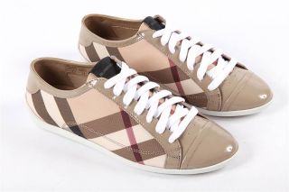 BURBERRY DAMENSCHUHE SHOES WOMAN 35 (2) 3803212 BEIGE TRENCH SNEAKERS