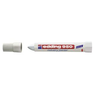 Edding 4 950049 Spezialmarker 950 industry painter, 10 mm, weiss